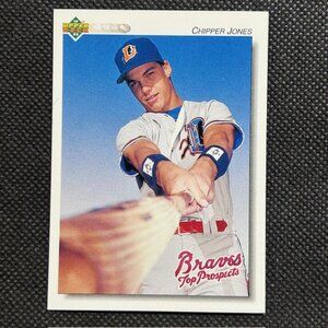 1992 Upper Deck Minor League Baseball Chipper Jones RC Rookie Card HOF #165